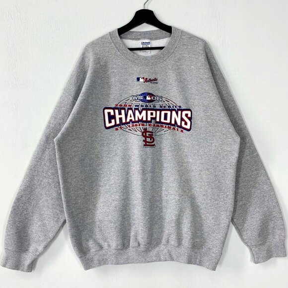 Vintage St. Louis Cardinals Crewneck Champs Sweatshirt, Retro MLB Baseball Shirt - Picture 1 of 2